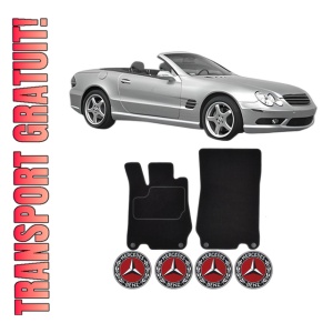 Set Covorase Presuri MERCEDES-BENZ SL (R230) din 2001-2012, Auto, Material Textil Mocheta, MERCEDES-BENZ