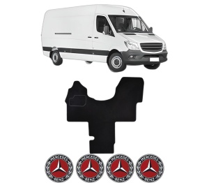 Set Covorase Presuri MERCEDES-BENZ SPRINTER 3-t Van (B906) din 2006-2018, Auto, Material Textil Mocheta, MERCEDES-BENZ - Img 2