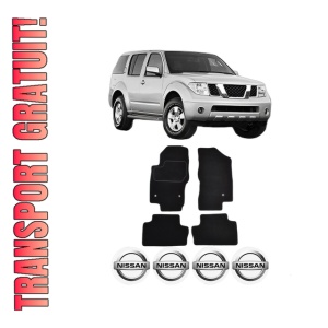 Set Covorase Presuri NISSAN PATHFINDER III (R51) din 2005-2010, Auto, Material Textil Mocheta, NISSAN