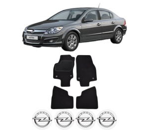 Set Covorase Presuri OPEL ASTRA H Saloon (A04) din 2007-2014, Auto, Material Textil Mocheta, OPEL - Img 2