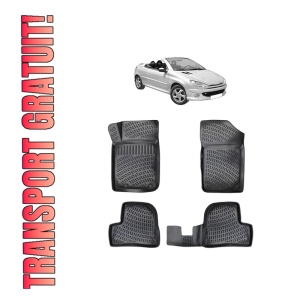 Set covorase presuri PEUGEOT 206 din 1999-2014, auto, din cauciuc thermoplastic