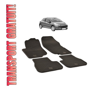 Set covorase presuri PEUGEOT 207 din 2006-2012, auto, din cauciuc thermoplastic