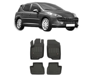 Set covorase presuri PEUGEOT 207 SW (WK_) din 2007-2013, auto, din cauciuc thermoplastic, PEUGEOT - Img 2