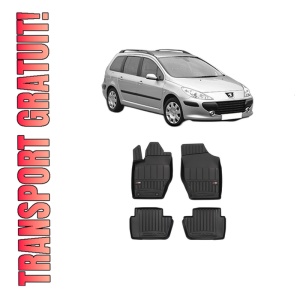 Set covorase presuri PEUGEOT 307 Break (3E) din 2002-2009, auto, din cauciuc thermoplastic, PEUGEOT