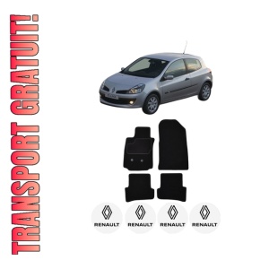 Set Covorase Presuri RENAULT CLIO III (BR0/1, CR0/1) din 2005-2014, Auto, Material Textil Mocheta, RENAULT