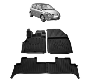 Set covorase presuri RENAULT SCENIC III din 2009-2016, auto, din cauciuc thermoplastic - Img 2