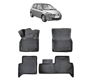Set covorase presuri RENAULT SCENIC III din 2009-2016, auto, din cauciuc thermoplastic - Img 2