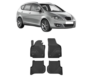 Set covorase presuri SEAT ALTEA din 2004-2015, auto, din cauciuc thermoplastic, SEAT - Img 2