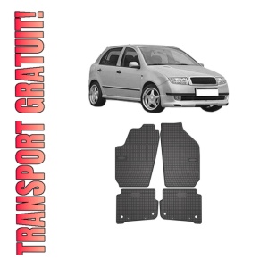 Set covorase presuri SKODA FABIA I din 2002-2009, auto, din cauciuc thermoplastic, SKODA