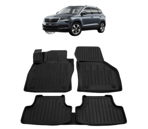 Set covorase presuri SKODA KAROQ din 2018, auto, din cauciuc thermoplastic - Img 2