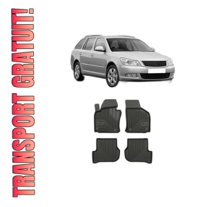 Set covorase presuri SKODA Octavia II Combi (1Z5) din 2004-2013, auto, din cauciuc thermoplastic, SKODA