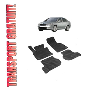 Set covorase presuri SKODA Octavia II din 2004-2013, auto, din cauciuc thermoplastic - Img 8