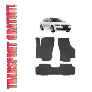Set covorase presuri SKODA Octavia III din 2014-2019, auto, din cauciuc thermoplastic - Img 8