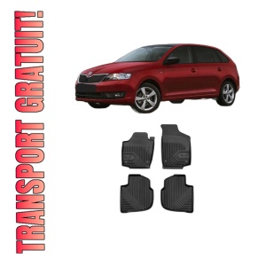 Set covorase presuri SKODA RAPID Spaceback (NH1) din 2012-2019, auto, din cauciuc thermoplastic, SKODA