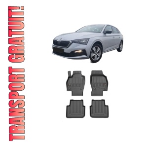 Set covorase presuri SKODA SCALA (NW1) din 2019-2020, auto, din cauciuc thermoplastic, SKODA