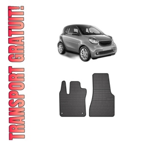 Set covorase presuri SMART FORTWO Coupe (453) din 2014-2016, auto, din cauciuc thermoplastic, SMART