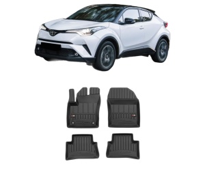 Set covorase presuri TOYOTA C-HR 1 din 2017-2020, auto, din cauciuc thermoplastic, TOYOTA - Img 2