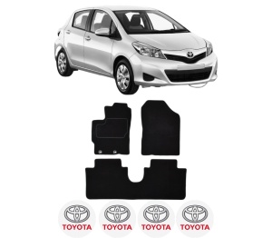 Set Covorase Presuri TOYOTA YARIS (_P13_) din 2010-2020, Auto, Material Textil Mocheta, TOYOTA - Img 2