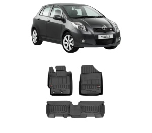 Set covorase presuri TOYOTA YARIS (_P9_) din 2005-2014, auto, din cauciuc thermoplastic, TOYOTA - Img 2