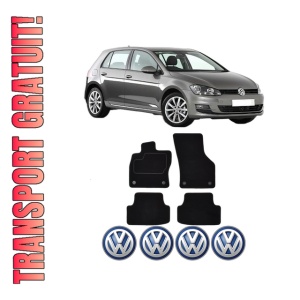 Set Covorase Presuri Volkswagen GOLF VII (5G1, BQ1, BE1, BE2) din 2012-2020, Auto, Material Textil Mocheta, Volkswagen