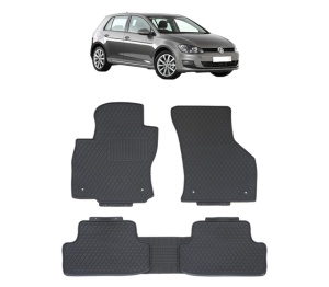 Set covorase presuri Volkswagen GOLF VII TSI/GTI din 2012-2020, auto, din cauciuc thermoplastic - Img 2