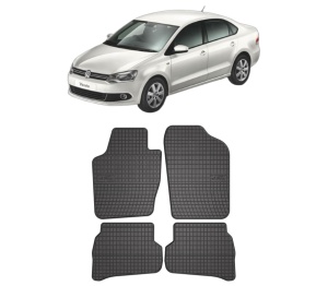 Set covorase presuri Volkswagen POLO V Saloon (602, 604, 612, 614) din 2010-2022, auto, din cauciuc thermoplastic, Volkswagen - Img 2