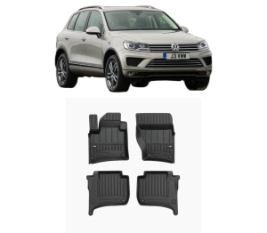 Set covorase presuri Volkswagen TOUAREG (7P5, 7P6) din 2010-2018, auto, din cauciuc thermoplastic, Volkswagen - Img 2
