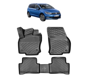Set covorase presuri Volkswagen TOURAN II 5T din 2015, auto, din cauciuc thermoplastic - Img 2