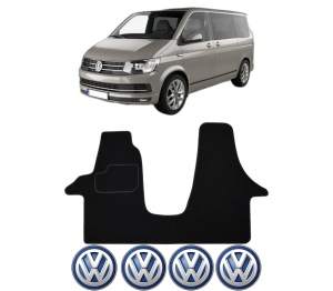 Set Covorase Presuri Volkswagen TRANSPORTER T5 Bus (7HB, 7HJ, 7EB, 7EJ) din 2003-2015, Auto, Material Textil Mocheta, Volkswagen - Img 2
