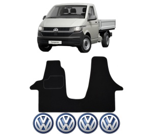 Set Covorase Presuri Volkswagen TRANSPORTER T5 Platform/Chassis (7JD, 7JE, 7JL, 7JY, 7JZ, 7F din 2003-2015, Auto, Material Textil Mocheta, Volkswagen - Img 2