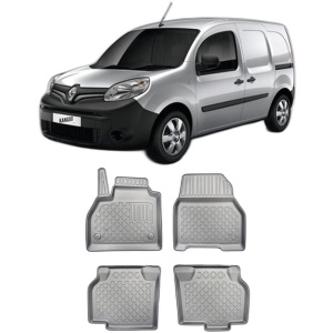 Set covorase RENAULT KANGOO II, din 2008 - 04.2021, covorase tavita, caroserie VAN 5-7 LOCURI, ampatament L2, fara rand 3, compatibile cu autoturismul RENAULT KANGOO II, ARISTAR - Img 2