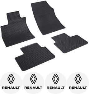 Set covorase Renault Talisman Combi 01.2016 - prezent si 4 stickere rotunde Renault accesorii pentru autoturismul tau - masina v4478