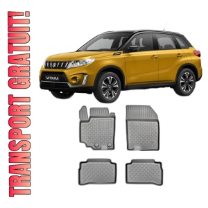 Set covorase SUZUKI VITARA, din 03.2015 - 2019, covorase tavita, caroserie SUV, compatibile cu autoturismul SUZUKI VITARA, ARISTAR