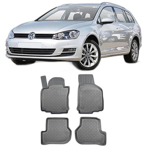 Set covorase VOLKSWAGEN GOLF 6, din 06.2007 - 08.2013, covorase tavita, caroserie COMBI, compatibile cu autoturismul VOLKSWAGEN GOLF 6, ARISTAR - Img 2