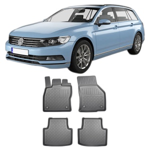 Set covorase VOLKSWAGEN PASSAT B8, din 12.2014 - 12.2021, covorase tavita, caroserie COMBI inclusiv FACELIFT, compatibile cu autoturismul VOLKSWAGEN PASSAT B8, ARISTAR - Img 2