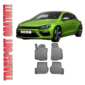 Set covorase VOLKSWAGEN SCIROCCO III, din 06.2008 - 2017, covorase tavita, caroserie COUPE, compatibile cu autoturismul VOLKSWAGEN SCIROCCO III, ARISTAR