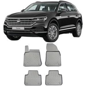 Set covorase VOLKSWAGEN TOUAREG III FACELIFT din 05.2023 - Prezent, covorase tavita, caroserie SUV, compatibile cu autoturismul VOLKSWAGEN TOUAREG III FACELIFT, ARISTAR - Img 2