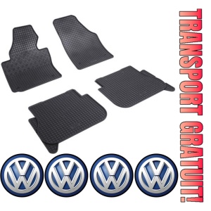 Set covorase Volkswagen Touran Van 03.2003 - 08.2015 si 4 stickere rotunde Volkswagen