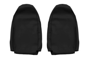 Set Huse Scaune Camion Tir VOLVO FM din 2005-2008, Auto, Model ELEGANCE S, Culoare Negru, 4x Stickere auto cu VOLVO - Img 3