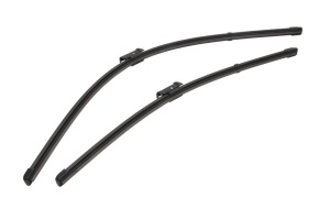 Set stergatoare AUDI A8 D4 (4H2, 4H8, 4HC, 4HL) din 2009-2018, pentru parbriz auto, 2 bucati, Valeo Silencio Xtrm, din cauciuc siliconat rezistent, 4 Stickere Auto AUDI v35887