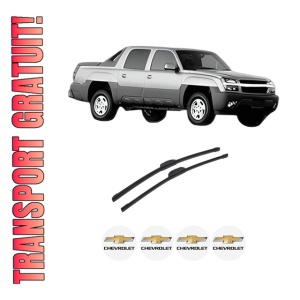 Set stergatoare auto CHEVROLET AVALANCHE din 2000-2013, pentru parbriz auto, 2 bucati, Bosch Aerotwin Retrofit, din cauciuc siliconat rezistent, 4 Stickere Auto CHEVROLET