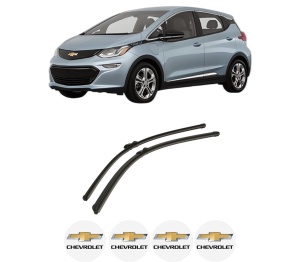 Set stergatoare auto CHEVROLET BOLT din 2016, pentru parbriz auto, 2 bucati, Bosch Aerotwin, din cauciuc siliconat rezistent, 4 Stickere Auto CHEVROLET - Img 2