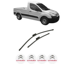 Set stergatoare auto CITROEN BERLINGO Platform/Chassis (B9) din 2008-2021, pentru parbriz auto, 2 bucati, Bosch Aerotwin Multi, din cauciuc siliconat rezistent, 4 Stickere Auto CITROEN - Img 2