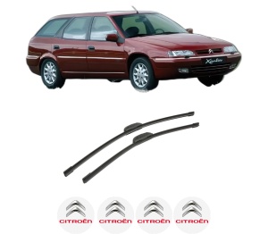 Set stergatoare auto CITROEN XANTIA Estate Van (X2_) din 1997-2003, pentru parbriz auto, 2 bucati, Bosch Aerotwin Retrofit, din cauciuc siliconat rezistent, 4 Stickere Auto CITROEN - Img 2