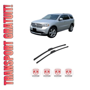 Set stergatoare auto DODGE DURANGO (WD) din 2011, pentru parbriz auto, 2 bucati, Bosch Aerotwin Retrofit, din cauciuc siliconat rezistent, 4 Stickere Auto DODGE
