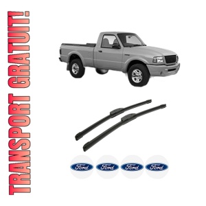 Set stergatoare auto FORD RANGER (ER, EQ, R_) din 1999-2006, pentru parbriz auto, 2 bucati, Bosch Aerotwin Retrofit, din cauciuc siliconat rezistent, 4 Stickere Auto FORD