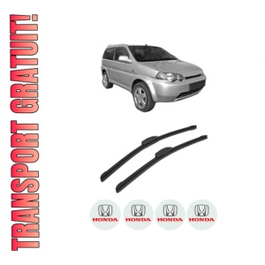 Set stergatoare auto HONDA HR-V (GH_) din 1999-2005, pentru parbriz auto, 2 bucati, Bosch Aerotwin Retrofit, din cauciuc siliconat rezistent, 4 Stickere Auto HONDA