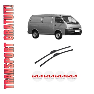 Set stergatoare auto KIA PREGIO Van (TB) din 1997-2002, pentru parbriz auto, 2 bucati, Bosch Aerotwin Retrofit, din cauciuc siliconat rezistent, 4 Stickere Auto KIA