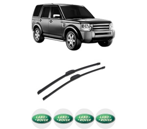 Set stergatoare auto LAND ROVER DISCOVERY III VAN (L319) din 2007-2009, pentru parbriz auto, 2 bucati, Bosch Aerotwin Retrofit, din cauciuc siliconat rezistent, 4 Stickere Auto LAND ROVER - Img 2