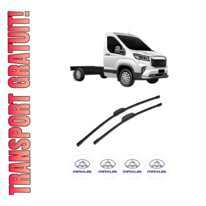 Set stergatoare auto MAXUS DELIVER 9 Platform/Chassis din 2022, pentru parbriz auto, 2 bucati, Bosch Aerotwin Retrofit, din cauciuc siliconat rezistent, 4 Stickere Auto MAXUS